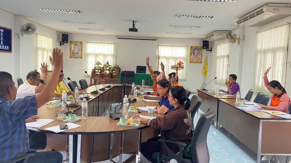 การประชุมคณะกรรมการติดตามและประเมินผล “แผนพัฒนาองค์การบริหารส่วนตำบลวังลึก เพื่อติดตามและประเมินพัฒนาตำบล"